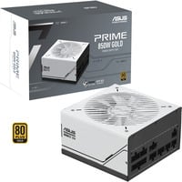 ASUS AP-850G alimentatore per computer 850 W 20+4 pin ATX ATX Nero, Bianco, Alimentatore PC bianco, 850 W, 100 - 240 V, Attivo, 110 W, 846 W, 110 W