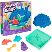Spin Master Kinetic Sand, Playset Castelli di Sabbia Cinetica Blu, con Vaschetta, Sabbia Magica, 454gr, 3 Formine Incluse, Giocattoli per Bambini e Bambine, 3+ anni, Gioco di sabbia Kinetic Sand , Playset Castelli di Sabbia Cinetica Blu, con Vaschetta, Sabbia Magica, 454gr, 3 Formine Incluse, Giocattoli per Bambini e Bambine, 3+ anni, Sabbia cinetica per bambini, 3 anno/i, Non tossico, Blu