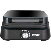 Unold 48275 piastra per waffle 2 waffle 1500 W Nero, Cialde Nero, 2 waffle, Rettangolare, Nero, Plastica, Plastica, 0,7 m