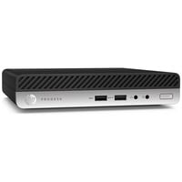 HP EliteDesk 800 G4 DM ricondizionato, Mini-PC Nero/Argento