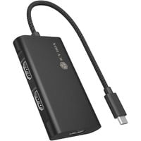 ICY BOX IB-AD1030-C, Adattatore Nero