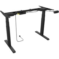 ICY BOX IB-EW206B-T Elettrico 2 gamba/gambe Nero, Base Nero, 125 kg, Elettrico, 38 mm/s, 2 gamba/gambe, Acciaio, Nero