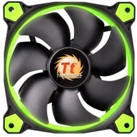 Thermaltake Riing 14 Case per computer Ventilatore 14 cm Nero, Verde, Ventola Nero/Verde, Ventilatore, 14 cm, 1400 Giri/min, 28,1 dB, 51,15 pdc/min, Nero, Verde