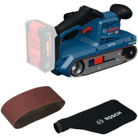 Bosch Levigatrice a nastro a batteria GBS18V-75 Professional solo, 18Volt blu/Nero