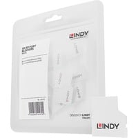 Lindy 40479 clip sicura Bloccaporte SD card Bianco Acrilonitrile butadiene stirene (ABS), Castello bianco, Bloccaporte, SD card, Bianco, Acrilonitrile butadiene stirene (ABS), 13 g