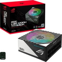ASUS ROG -LOKI-1200T-SFX-L-GAMING alimentatore per computer 1200 W 20+4 pin ATX Nero, Argento, Alimentatore PC bianco, 1200 W, 100 - 240 V, 1200 W, Attivo, 110 W, 1200 W