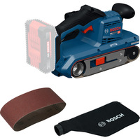 Bosch Levigatrice a nastro a batteria GBS18V-75 Professional solo, 18Volt blu/Nero