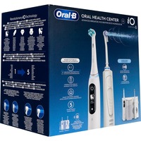 Braun iO6 & OxyJet Adulto Spazzolino rotante-oscillante Bianco, Cura orale bianco, Adulto, Spazzolino rotante-oscillante, Cura quotidiana, Cura gum, Intenso, Sensibile, Super sensitive, Bianco, 2 min, Batteria