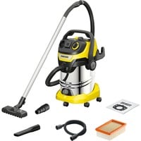 Kärcher WD 6 P S V-30/6/22/T, Aspira bagnato / asciutto giallo/in acciaio inox