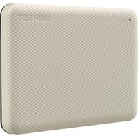 Toshiba Canvio Advance disco rigido esterno 1000 GB Bianco, Hard-disk beige, 1000 GB, 2.5", 2.0/3.2 Gen 1 (3.1 Gen 1), Bianco