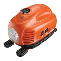 BLACK+DECKER ASI200 compressore ad aria Accendisigari, Pompa di aria arancione /Nero, 8,27 bar