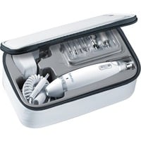 Beurer MP 62 Set per manicure/pedicure, Cura delle unghie bianco/Argento