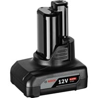 Bosch GBA 12V 6.0AH Batteria Nero, Batteria, Ioni di Litio, 6 Ah, 12 V, BOSCH, Nero