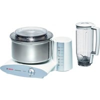 Bosch MUM6N21 robot da cucina 1000 W 2 L Acciaio inox, Bianco bianco/Argento, 2 L, Acciaio inox, Bianco, 1,2 m, 4 L, Plastica, Plastica, Acciaio inox