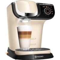 Bosch TAS6507 macchina per caffè Automatica Macchina per caffè a capsule 1,3 L, Macchina a capsula crema/Nero, Macchina per caffè a capsule, 1,3 L, Capsule caffè, 1500 W, Beige, Nero
