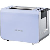 Bosch TAT8619 2 fetta/e 860 W, Tostapane viola/acciaio inox satinato, 2 fetta/e, Plastica, Acciaio inox, 860 W, 220 - 240 V, 50 - 60 Hz, 227 m