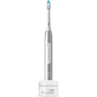 Braun Pulsonic Slim Luxe 4000 Adulto Spazzolino elettrico sonico Platino, Spazzolino da denti elettrico platino, Adulto, Spazzolino elettrico sonico, Cura quotidiana, Sensibile, Sbiancante, 62000 movimenti per minuto, Platino, 2 min