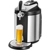 Clatronic BZ 3740 Bevande fredde Isolato, Erogatore di birra accaio/Nero, Bevande fredde, Isolato, Acciaio inossidabile, Pulsanti, Manopola, LED, 5 L