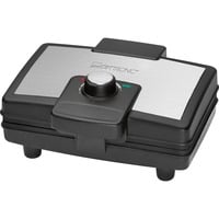 Clatronic WA 3606 2 waffle 800 W Nero, Acciaio inossidabile, Cialde Nero/in acciaio inox, 1,45 kg, 800 W, 230 V, 50 Hz