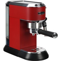 DeLonghi Dedica Style Dedica EC685.R Macchina da Caffè Manuale Espresso e Cappuccino, Compatibile con Polvere o Cialde E.S.E., Spegnimento Automatico, Serbatoio Estraibile 1.1L, 1450W, 15bar, Rosso, Macchina per espresso rosso, Compatibile con Polvere o Cialde E.S.E., Spegnimento Automatico, Serbatoio Estraibile 1.1L, 1450W, 15bar, Rosso, Macchina per espresso, 1,1 L, Cialde caffè, Caffè macinato, 1300 W, Nero, Rosso, Argento