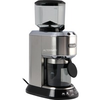 DeLonghi KG 520.M macina caffé 150 W Nero, Acciaio inox, Coffee Mill argento/Nero, Macinino a lame, 350 g, Nero, Acciaio inox, Alluminio, Acciaio inox, 14 pz, 150 W