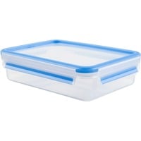Emsa 508542 recipiente per cibo Rettangolare Scatola Trasparente 8 pz, Casella trasparente/Blu, Scatola, Rettangolare, Trasparente, Germania, 167 mm, 228 mm