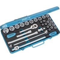 Hazet Set di chiavi a bussola 905, 1/2", 30 pezzi, Set di strumenti blu