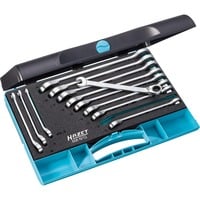 Hazet Set di chiavi combinate a cricchetto 606N/12, 12 pezzi, Chiave 