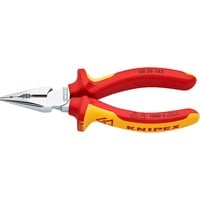 KNIPEX 0826145 pinza Pinze a becco lungo, Pinze universali rosso/Giallo, Pinze a becco lungo, Metallo, Plastica, Rosso/Arancione, 14,5 cm, 145 g