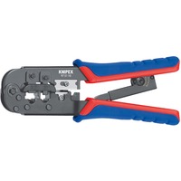 KNIPEX 97 51 10 Crimpatrice Nero, Blu, Rosso, Pinza crimpatrice blu/Rosso, Crimpatrice