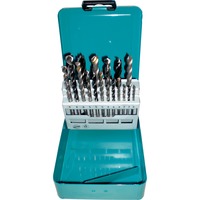 Makita D-46202 punta per trapano Set di punte per trapano 18 pezzo(i), Drill bit set blu, Trapano, Set di punte per trapano, Metallo, Legno, 18 pezzo(i), 3, 4, 5, 6, 8, 10