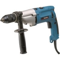 Makita HP2071J trapano 2900 Giri/min Senza chiave 2,5 kg Nero, Blu, Argento, Trapano a percussione blu, Senza chiave, 1,3 cm, 2900 Giri/min, 4 cm, 1,6 cm, 2 cm