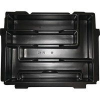 Makita P-83668 Cassetta degli attrezzi Nero, Deposito Nero, Cassetta degli attrezzi, Nero, 388 mm, 283 mm, 64 mm