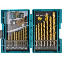 Makita Set di punte per metallo HSS-Tin, 19 pezzi, Drill bit set 