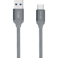 Nevox 1457 cavo USB argento, 5000 Mbit/s