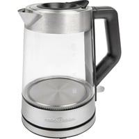 ProfiCook Bollitore d'acqua in vetro PC-WKS 1190 G Inox/Nero