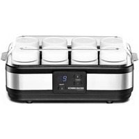 Rommelsbacher JG 40 yogurtiera 1,2 L 40 W, Joghurtmaker accaio/Nero, 40 W, 1,2 L, Nero, Acciaio inossidabile