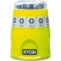 Ryobi Set di punte RAK10SD, 10 pezzi, Set di bit verde