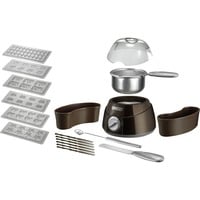 Unold 48667 chocolate makers 0,25 L Cioccolatiera, Fonduta marrone/Argento, Cioccolatiera, 0,25 L, Marrone, Argento, Plastica, 115 °C, 0,75 m