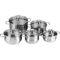 WMF 0730086040 set di pentole accaio, Acciaio inox, Acciaio inox, Acciaio inox, Acciaio inox, Vetro, 250 °C