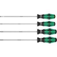 Wera 335/350/355/4 Set Cacciavite multifunzione Nero/Verde, 420 mm, 81 mm, 42 mm, 472 g, Nero/Verde