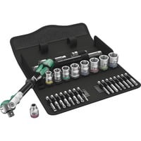 Wera 8100 SB 6 Set di chiavi a bussola, Set di strumenti Set di chiavi a bussola, Nero, Cromo, Verde, CE, Manico della chiave a cricchetto, 1 pezzo(i), 3/8"