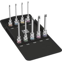 Wera 8767 C HF 3, Set di bit Chiave dinamometrica ad alette, T20,T25,T27,T30,T40,T45,T50,T55,T60, Metallico, Acciaio, CE, 1,27 cm