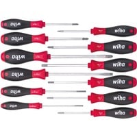 Wiha Set di cacciaviti SoftFinish, 12 pezzi, Cacciavite Nero/Rosso