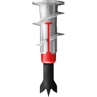 fischer DUOBLADE S 20 pezzo(i) Tassello di espansione grigio chiaro/Rosso, Tassello di espansione, Cemento, Grigio, 4,4 cm, 5 cm, 20 pezzo(i)