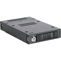Icy Dock MB601M2K-1B contenitore di unità di archiviazione Box esterno SSD Nero 3.5", Inquadramento Nero, Box esterno SSD, 3.5", M.2, 32 Gbit/s, Nero