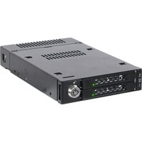 Icy Dock ToughArmor MB834M2K-B Box esterno SSD Nero M.2, Inquadramento Nero, Box esterno SSD, M.2, SAS, 32 Gbit/s, Hot-swap, Nero