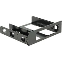 DeLOCK 18267 parte del case del computer Universale Staffa di montaggio HDD, Telaio di montaggio Nero, Universale, Staffa di montaggio HDD, Alluminio, Nero, 3.5"