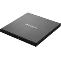 Verbatim 43889 lettore di disco ottico Blu-Ray RW Nero, masterizzatore Blu-ray esterno Nero, Nero, Vassoio, Desktop/Laptop, Blu-Ray RW, USB 3.1 Gen 1, BD, BD-R, BD-R DL, CD, DVD