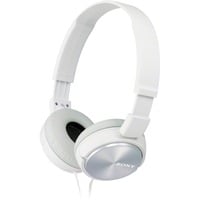 Sony MDR-ZX310AP Cuffie e auricolari, Headset bianco, Cablato, 10 - 24000 Hz, Musica e Chiamate, 125 g, Auricolare, Bianco